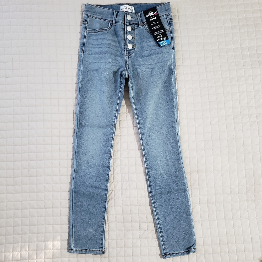 Girls High Rise Skinny Jeans 8